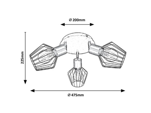 SPOT LAMPA BELANO 3536 RABALUX - Image 3