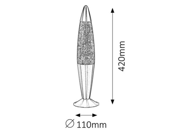 STONA LAMPA GLITTER 4114 RABALUX - Image 3
