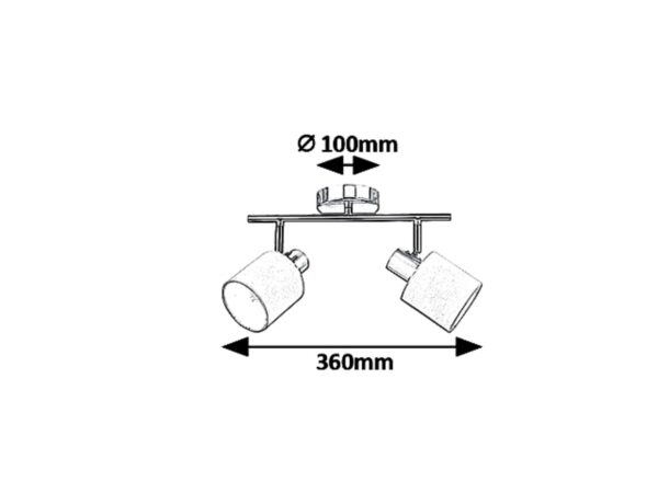 SPOT LAMPA NATINA5010 RABALUX - Image 2