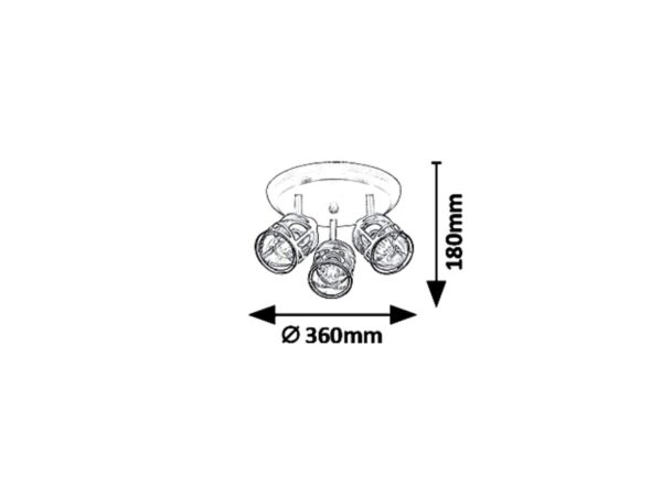 SPOT LAMPA OBERON 5337 RABALUX - Image 2