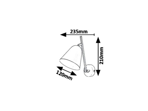 ZIDNA LAMPA ALDER 5375 RABALUX - Image 3
