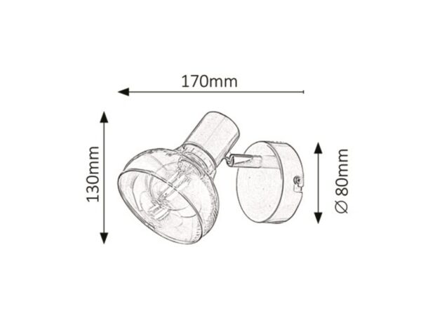 SPOT LAMPA HOLLY 5546 RABALUX - Image 3