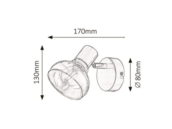 SPOT LAMPA HOLLY 5555 RABALUX - Image 3