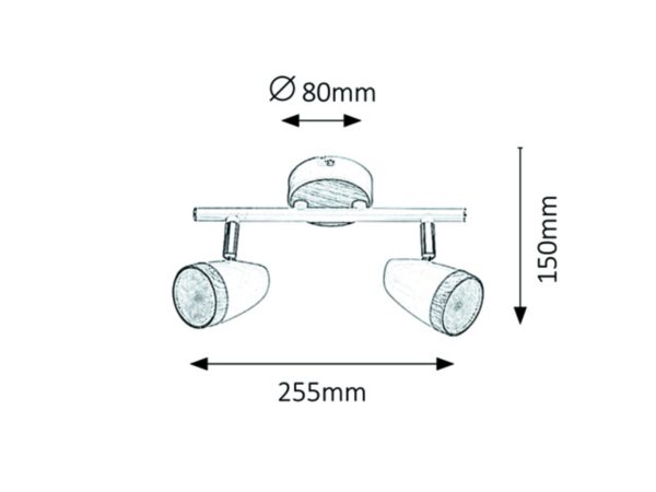 SPOT LAMPA KAREN 5565 RABALUX - Image 4