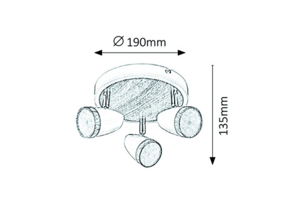 SPOT LAMPA KAREN 5566 RABALUX - Image 3