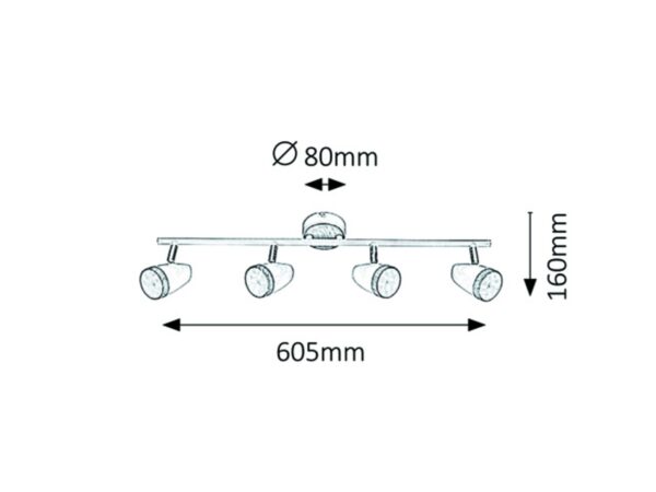 SPOT LAMPA KAREN 5567 RABALUX - Image 4
