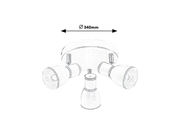 SPOT LAMPA MACKENZIE 5607 RABALUX - Image 3