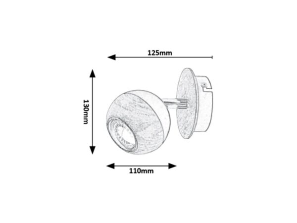 SPOT LAMPA ARTHUR 5613 RABALUX - Image 2
