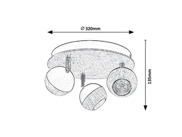 SPOT LAMPA ARTHUR 5615 RABALUX - Image 2