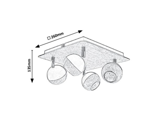 SPOT LAMPA ARTHUR 5616 RABALUX - Image 2