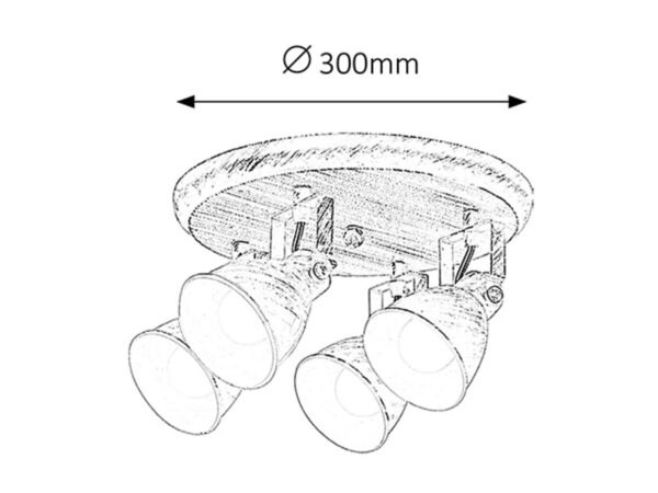 SPOT LAMPA VIVIENNE 5965 RABALUX - Image 4
