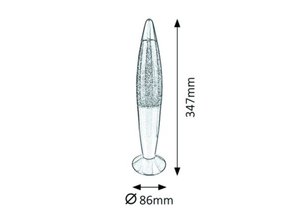 STONA LAMPA GLITTER RAINBOW 7008 RABALUX - Image 2