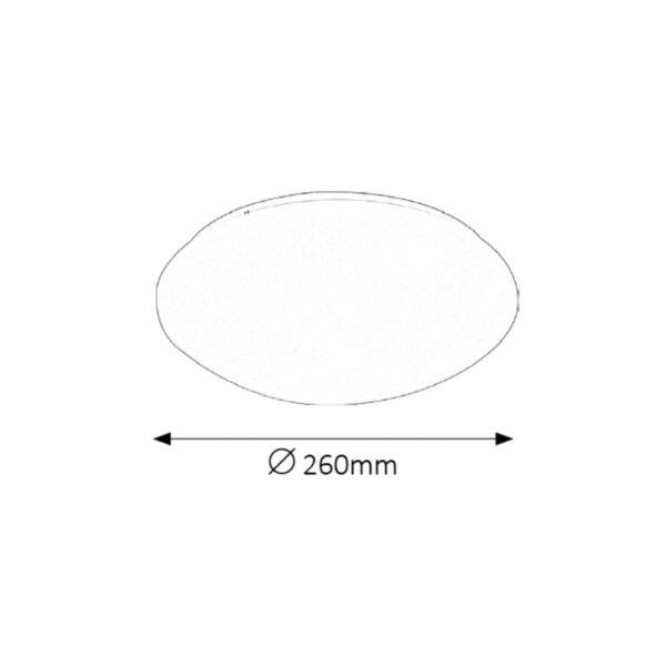 LED PLAFONJERA 12W LUCAS 3437 IP44 RABALUX - Image 3