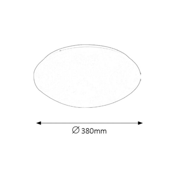 LED PLAFONJERA 24W LUCAS 3439 IP44 RABALUX - Image 2