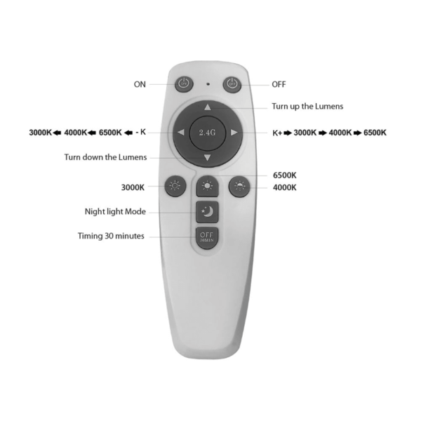 BRY-BLADE-SR-OKRUGLA-DRVO-45W-RMT-LED PLAFONJERA BH16-04297 BRAYTRON - Image 4