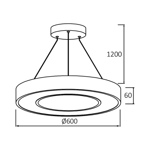 BRY-BLADE-PD-OKRUGLA-CRNAC-45W-3U1-LED VISILICA BH16-06281 BRAYTRON - Image 2