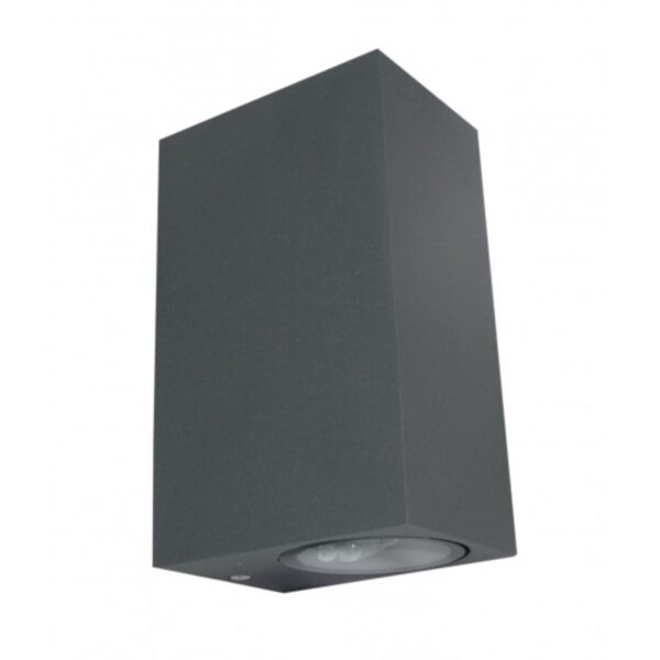 M952020 ANTRACIT SIVA 2xGU10 BAŠTENSKA ZIDNA LAMPA MITEA LIGHTING