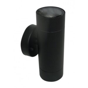 M950011 C CRNA 2xGU10 BAŠTENSKA ZIDNA LAMPA MITEA LIGHTING