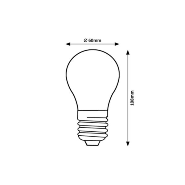 E27 8W A60 4000K FILAMENT LED SIJALICA 79043 RABALUX - Image 2
