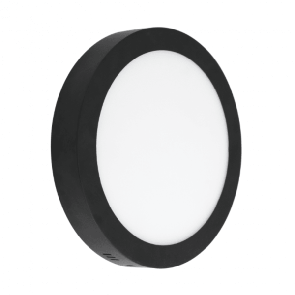 M24NO 24W 6500K CRNI NADGRADNI OKRUGLI LED PANEL MITEA LIGHTING