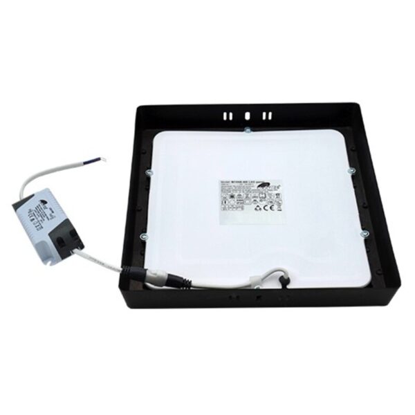 M18NK 18W 6500K CRNI NADGRADNI KVADRATNI LED PANEL MITEA LIGHTING - Image 5