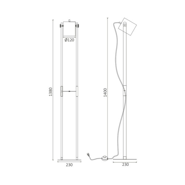 BRY-D001T-1H-1xE27-DRVO-DEKORATIVNA PODNA LAMPA BV02-00014	BRAYTRON - Image 3