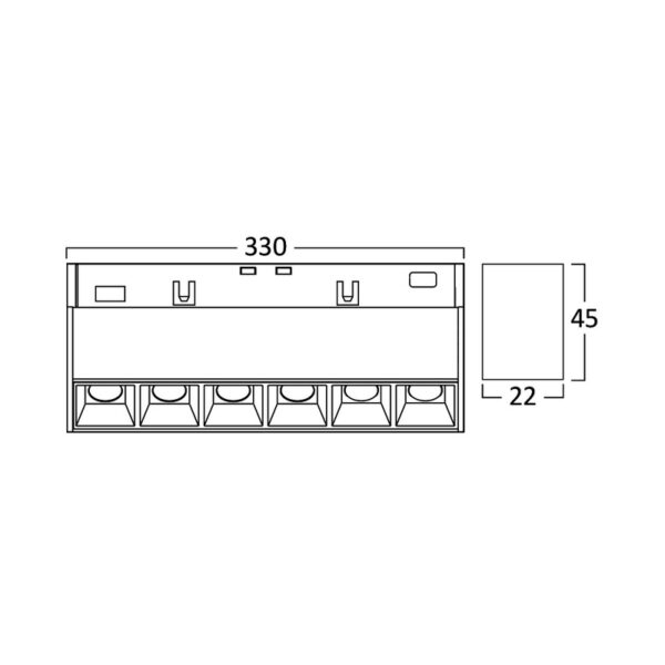 MAGNETNA ŠINSKA LINEARNA SVETILJKA 18W 3000K BD60-01301 BRAYTRON - Image 3