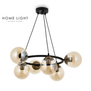 ELINA 11800 LUSTER 6*E27 CRNA HOME LIGHT