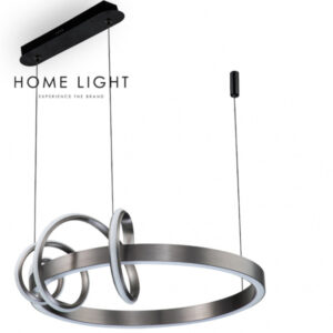 LUNA 230 LUSTER 61W 3000K SIVA/CRNA HOME LIGHT