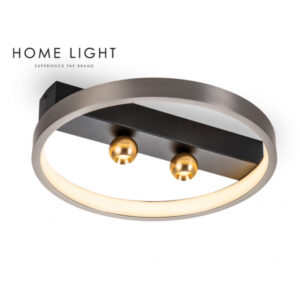 LUNA 233 PLAFONSKA SVETILJKA 29W 3000K SIVA/ZLATO HOME LIGHT