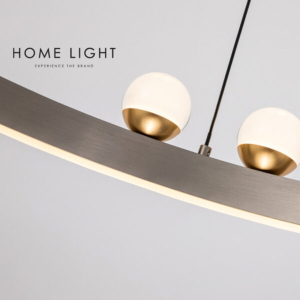 LUNA 234 LUSTER 78W 3000K SIVA/ZLATO HOME LIGHT - Image 3