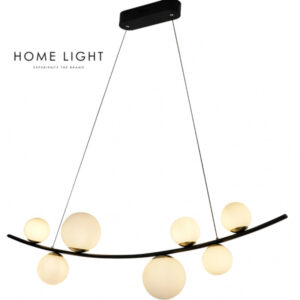 LUNA 252 VISILICA 7*E14 CRNA/ZLATO HOME LIGHT