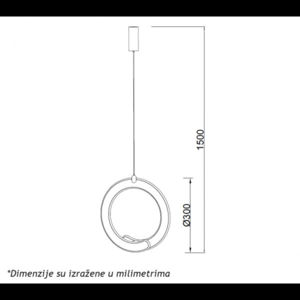 LUNA 261 VISILICA 24W 3000K MESING HOME LIGHT - Image 3