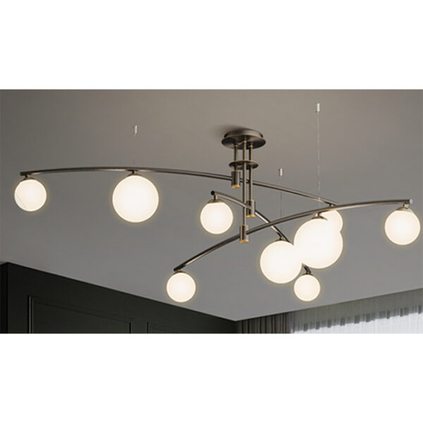 VESTA 377 LUSTER 9*G9 CRNA HOME LIGHT - Image 2