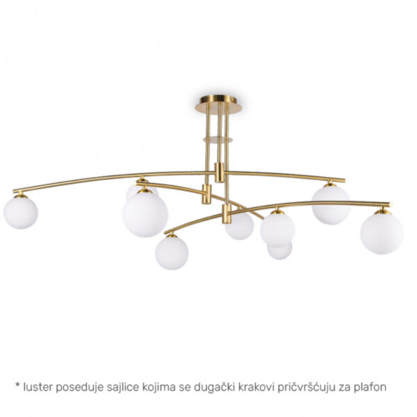 VESTA 377 LUSTER 9*G9 MESING HOME LIGHT - Image 2