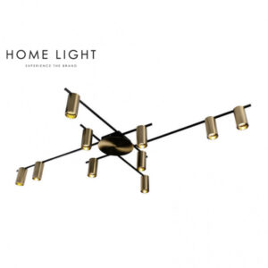 VESTA 509 PLAFONSKA SVETILJKA 10*GU10 MESING/CRNA HOME LIGHT