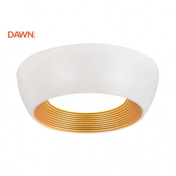 VESTA 624 PLAFONSKA SVETILJKA 24W 3000K BELA/ZLATO DAWN