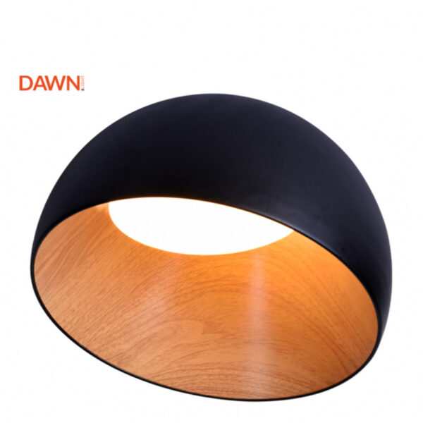 VESTA 627 PLAFONSKA SVETILJKA 36W 3000K CRNA/DRVO DAWN - Image 3