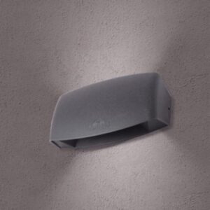 ABRAM 190 CCT ZIDNA LAMPA CRNA R7s LED FUMAGALLI