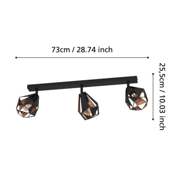 CARLTON 7 SPOT LAMPA 43717 EGLO - Image 3