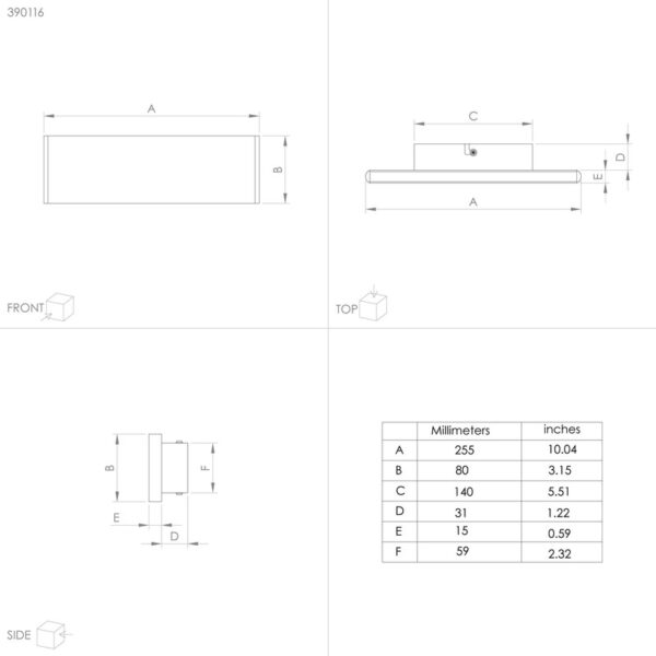 CLIMENE LED ZIDNA LAMPA 390116 EGLO - Image 4