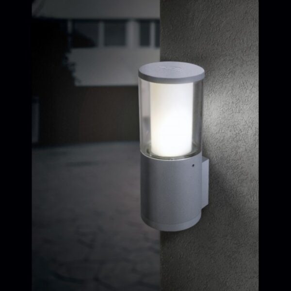 CARLO ZIDNA LAMPA SIVA IP55 1xGU10 LED FUMAGGALI