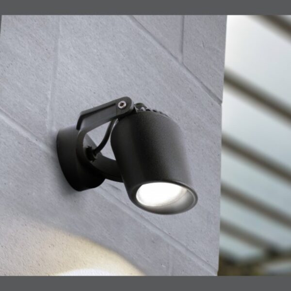 MINITOMMY EL LAMPA CRNA IP66 1xGU10 LED 1xGU10 FUMAGALLI