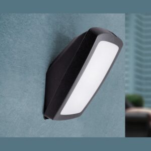 GERMANA CRNA ZIDNA/PLAFONSKA LAMPA IP66 1xE27 LED FUMAGALLI
