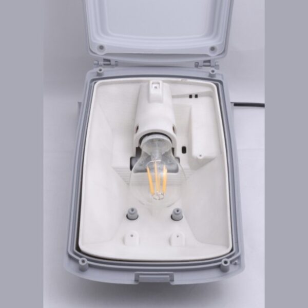 GERMANA SIVA ZIDNA/PLAFONSKA LAMPA IP66 1xE27 FUMAGALLI - Image 2