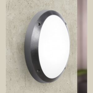 DANZI CRNA ZIDNA/PLAFONSKA LAMPA IP66 1xE27 FUMAGALLI