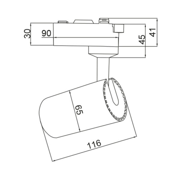 LED ŠINSKI REFLEKTOR BELI 15W 3000K BD40-00100 BRAYTRON - Image 4