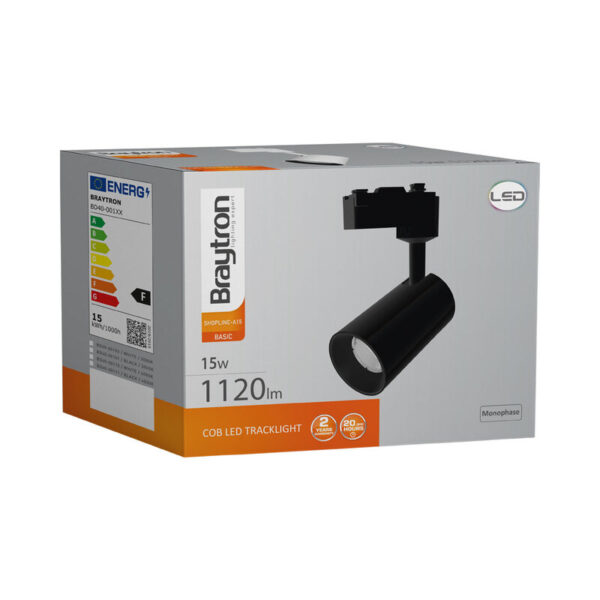 LED ŠINSKI REFLEKTOR CRNI 15W 3000K BD40-00101 BRAYTRON - Image 3