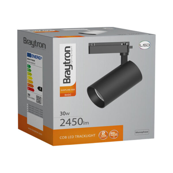 LED ŠINSKI REFLEKTOR CRNI 30W 3000K BD40-00201 BRAYTRON - Image 3