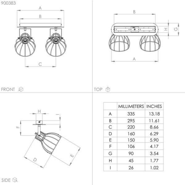 SAMBATELLO SPOT LAMPA 900383 EGLO - Image 3